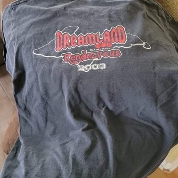 2003 Dreamland Rendezvous Motorcycle Rally M Vintage T Shirt - Picture 3 of 3